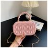 Bolso bandolera portátil de cadena de comercio exterior transfronterizo nuevo 2024 bolso cuadrado pequeño coreano bolso bandolera una generación de cabello