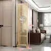Nueva Pantalla Divisoria Estilo Chino para Sala de Estar, Plegable y Móvil, Madera Maciza, Estilo Chino, Entrada, Oficina, Divisor Decorativo Hueco