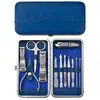 Conjunto de Cortadores de Unha de Aço Inoxidável, Conjunto Completo com 12 Peças, Ferramentas de Manicure e Beleza, Kit de Beleza, Cortadores de Unha, Conjunto de Tesouras de Unha