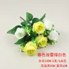 Flor Seca Única Flor de Seda Flor Artificial Buquê Decoração de Plástico Enfeites para Sala de Estar Arranjo de Flores Flor para Performance de Dança de Cerca