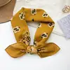 100% Algodón Diseño Coreano Cuadros Azules Cuadrado Pequeño Bufanda para Mujer Primavera Verano Versátil Combinación Camisa Decoración Bufanda Pequeña para Cuello Bufanda de Seda