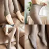 Medias, Mallas Térmicas Forradas de Felpa para Mujer, Medias Falsas Transparentes Forradas de Felpa para Invierno