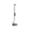 Cepillo para ollas para limpiar platos, colgable, con dispensador de líquido, mango largo, para lavar ollas y platos, cepillo de limpieza giratorio