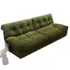 Sofá nube para sala de estar en casa, sofá perezoso de moda para apartamentos de alquiler, sofá pequeño de tela, sofá de línea recta para dormitorio
