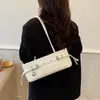Bolsa de Ombro Transfronteiriça para Mulheres, Novo Estilo de Verão, Bolsa de Axila de Nicho de Grande Capacidade, Bolsa de Mão Casual Simples e Estilosa