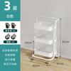 Estante de almacenamiento giratorio de cocina, estante de piso de múltiples capas para el hogar, sala de estar, estante de almacenamiento de refrigerios, estante de carrito multifuncional para frutas y verduras