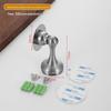Batente de porta magnético forte sem furos de sucção em aço inoxidável base espessa sucção parede chão silencioso porta de quarto banheiro anti-colisão toque na porta