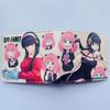 Carteira Envolvente da Casa de Brincar de Espião de Anime Yorania SPYxFAMILY Porta-Moedas de Desenho Animado Carteira de Couro