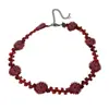 Colar de Flores Feito à Mão Gargantilha Feminina Design de Nicho Luxo Acessível Elegante Doce Corrente para Clavícula Joia