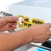 Atacado do Fabricante Adesivos de Carro Personalizados Engraçados e Divertidos Adesivos de Carro Refletivos Escovados em PVC Adesivos para Carroceria