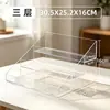Soporte de Exhibición Acrílico Transparente Multicapa Escalonado Figura Caja Sorpresa Estante de Exhibición Escritorio Cosméticos Perfume Estante de Almacenamiento