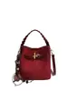 Bolsa Saco Retro Camurça Melanóide Feminina 2026 Outono/Inverno Nova Bolsa de Mão Trançada Pingente de Miçangas Bolsa de Ombro Único Transversal