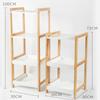 Multi-camada de bambu rack de armazenamento de banheiro rack de armazenamento de cozinha rack de armazenamento de panela de revestimento de suprimentos fábrica atacado