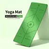 Esterillas de yoga de PU, mismo estilo, transfronterizas, antideslizantes de goma, directo de fábrica, venta al por mayor en lotes pequeños, hechas a medida, naturales, para uso en casa, esterillas de fitness