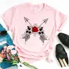 Nueva Harajuku Mujer;s Camiseta Moda Creativa Reose Musical