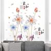 [SK9281] hogar y rico Loto nuevo chino dormitorio comedor estudio sala de estar entrada pared decorativa PVC