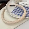 Estilo Coreano Fresco y Dulce Estilo Universitario Tela de Sarga Diadema de Esponja para el Cabello Combinable Diadema Fina Clip para el Cabello Accesorios para el Cabello
