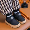 Botas de Nieve para Niños 2026 Nuevos Zapatos de Invierno para Niños con Forro de Felpa, Zapatos para Bebés Niñas, Zapatos para Niños Pequeños, Botas Cálidas de Algodón, Botas Cortas