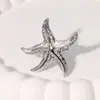Anillo de acero inoxidable abierto con personalidad europea y americana exagerada, alto sentido francés, flor, mariposa, amor, geométrico, no se decolora, para mujer
