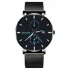 Reloj Sencillo Estilo Ins de Aspecto Premium para Jóvenes Estudiante de Secundaria Varón Luminoso Preparatoria Impermeable Reloj para Hombre Reloj de Cuarzo