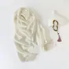 Lenço de Cabeça Cruzado de Cor Sólida Atacado Lenço Longo de Comércio Exterior Lenço de Seda Feminino Lenço Mais Vendido Lenço de Pescoço Xale Hijab Multiuso