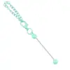 Nuevo Llavero Mini de Cuentas DIY Color Caramelo Colgante Lindo Cadena para Mochila de Mujer Joyería al por Mayor en Stock