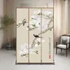 Divisória de parede dobrável estilo chinês para quartos de hotel, hall de entrada, sala de estar, apartamentos pequenos, simples e fácil de usar para decoração de casa
