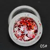 12 Lantejoulas de Floco de Neve Ultrafinas Natal Outono e Inverno Natal Ano Novo DIY Decorativo Lantejoulas com Glitter de Areia Movediça Lantejoulas para Nail Art de Natal