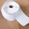 Etiquetas Autoadhesivas Sintéticas Removibles, Etiquetas Impermeables de Doble Fila Resistentes al Desgarro