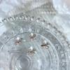 Decoraciones para Uñas con Bolas de Diamante Blanco, Sensación Popular de Internet, Diamantes Apilados Listos para Usar, Diamantes para Uñas tipo Azúcar Perlado, Decoraciones de Uñas Portátiles