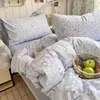 2026 Nuevo Juego de Cuatro Piezas Estudiante Dormitorio Individual Habitación Lavable Lavable a Máquina Suave Cómodo Simple Estilo Ins