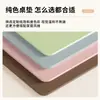 Mantel de color liso, lavable, impermeable, a prueba de aceite, resistente al calor, mantel para mesa de comedor, sensación de lujo ligero y alta gama, mantel para mesa de centro de sala de estar, protector de escritorio