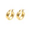 Pendientes nuevos de mujer estilo INS europeo y americano, pendientes geométricos de arco grande, joyería en stock al por mayor