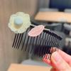 Artefacto para Quiebre de Cabello Infantil Peine para Cabello Acabado de Flequillo Horquilla de Flor Accesorios para el Cabello de Verano Parte Trasera de la Cabeza Horquilla para Cabello Femenino Tocado