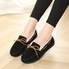 Zapatos de Invierno Doug para Mujer con Forro de Lana 2024 Nuevos Populares en Internet Versátiles Zapatos de Pelo Mao Mao Mao Zapatos Planos para Mujer sin Cordones Zapatos de Pedal para Mujer Zapatos de Algodón para Mujer