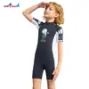 Traje de Buceo Dive&Sail para Niños 1.5mm Lycra Traje de Baño de una Pieza para Hombre Protección Solar Cálido Traje de Entrenamiento para Natación y Snorkel