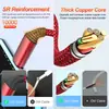 Cable de datos 2 en 3 PD60W, cable de carga rápida 5 en 1, adecuado para teléfonos móviles Apple, Android y Tipo-C y uso en coche