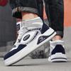 Zapatillas de caña alta para estudiantes, Nueva moda de otoño, Versátiles, Suela gruesa, Aumentan la altura, Bloques de color, Zapatos casuales, Zapatillas deportivas de moda para hombre, Venta al por mayor