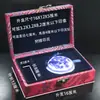 Caja de Sello Único con Patrón de Nube Roja de Gama Alta, Caja para Tampón de Tinta de Sello, Caja de Almacenamiento, Caja de Embalaje de Porcelana, Caja de Sello de Piedra