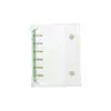Capa de Planner/Álbum de Fotos Transparente em PVC com Argolas Duplas A5A6A7M5, Capa Macia, Fichário de 6 Furos Colorido