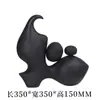Escultura Geométrica Abstracta de Lujo Ligero, Adornos de Forma Especial, Oficina de Ventas de Sala de Modelos, Estante Antiguo, Vestíbulo de Entrada, Obra de Arte Decorativa Suave para Interiores