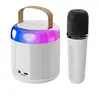 Altavoz de Karaoke tarjeta de sonido audio portátil máquina todo en uno plaza baile interior y exterior karaoke Bluetooth inalámbrico audio para niños