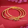 Nuevo pulsera de tres tres generación anillo fino chapado en cobre y oro moda simple Joker pulsera para mujer venta al por mayor