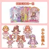 Muñeca de Papel Articulada de Dibujos Animados Personalizada Libro Silencioso Sin Recortar Juguete para Niños Muñeca Marioneta de Papel Pegatinas de Vestir de Princesa