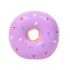 Juguete Nuevo para Perro Látex Voz Donut Color Macarrón Anillo Donut Comida de Simulación Juguete para Mascota