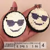 Atacado de Fábrica Patches Bordados, Bordado com Lantejoulas, Bordado com Lantejoulas Reversíveis, Patches Versáteis para Roupas com Rosto Sorridente de Amor