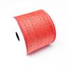 Cinta Decorativa Navideña de Color Sólido Dorado Rojo Verde Guirnalda Material Cinta Borde Asado Empaque de Regalo Nudo