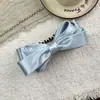 Pinza de plátano grande con lazo de satén estilo coreano para mujer, pinza para el pelo de coleta alta de alta gama, accesorio para el pelo elegante y versátil