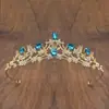 Coroa de Princesa de Cristal Infantil Tiara Menina Performance Aniversário Coroa Headband Performance de Palco Tiara Novo Estilo