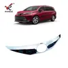 Adecuado para 21 Toyota Sienna Tiras Decorativas de Recorte para el Logo Frontal Modificado Marco de Tira Brillante Decorativo para la Parrilla Especial Electroplateada de Sienna